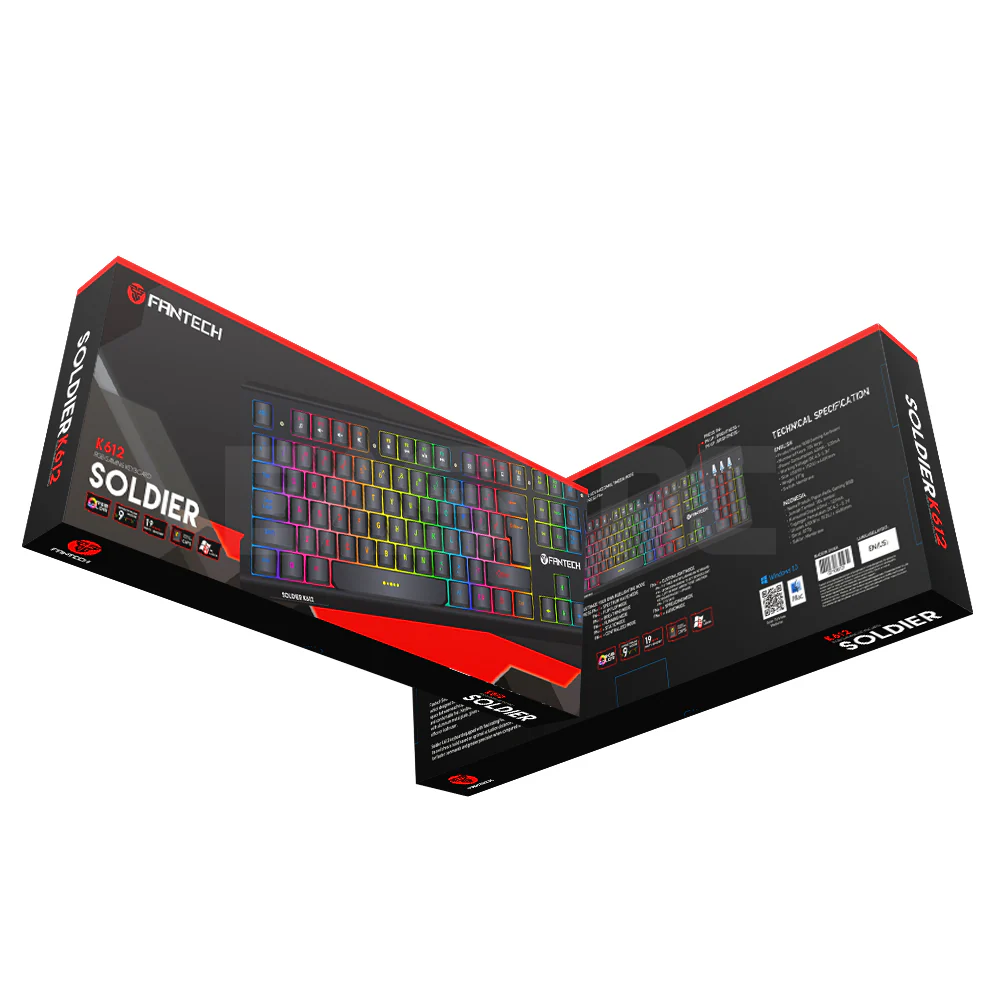 Fantech K612 Soldier RGB Gaming Keyboard - Image 3