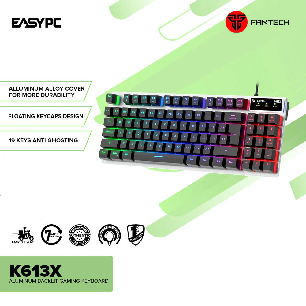 Fantech K613X ALUMINUM BACKLIT Gaming Keyboard - Image 2