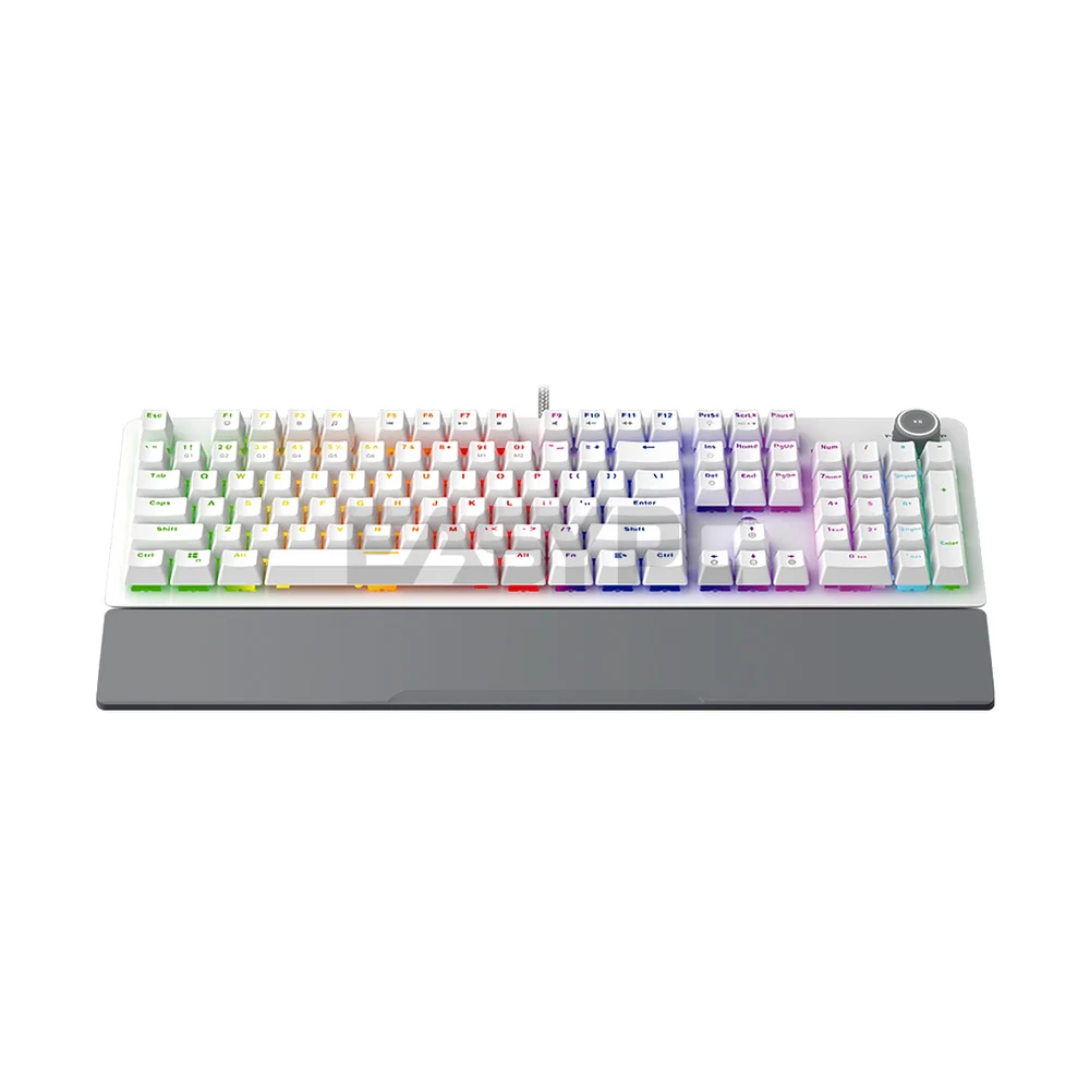 Fantech MAXPOWER MK853 RED/BLUE Switch White Mechanical Gaming Keyboard - Image 7