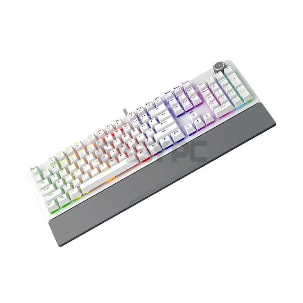 Fantech MAXPOWER MK853 RED/BLUE Switch White Mechanical Gaming Keyboard - Image 8