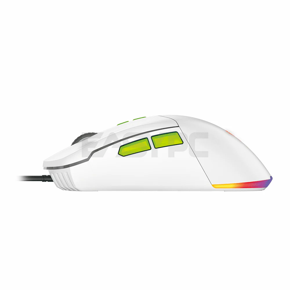 Fantech PHANTOM II VX6 RGB Macro Gaming Mouse White - Image 4