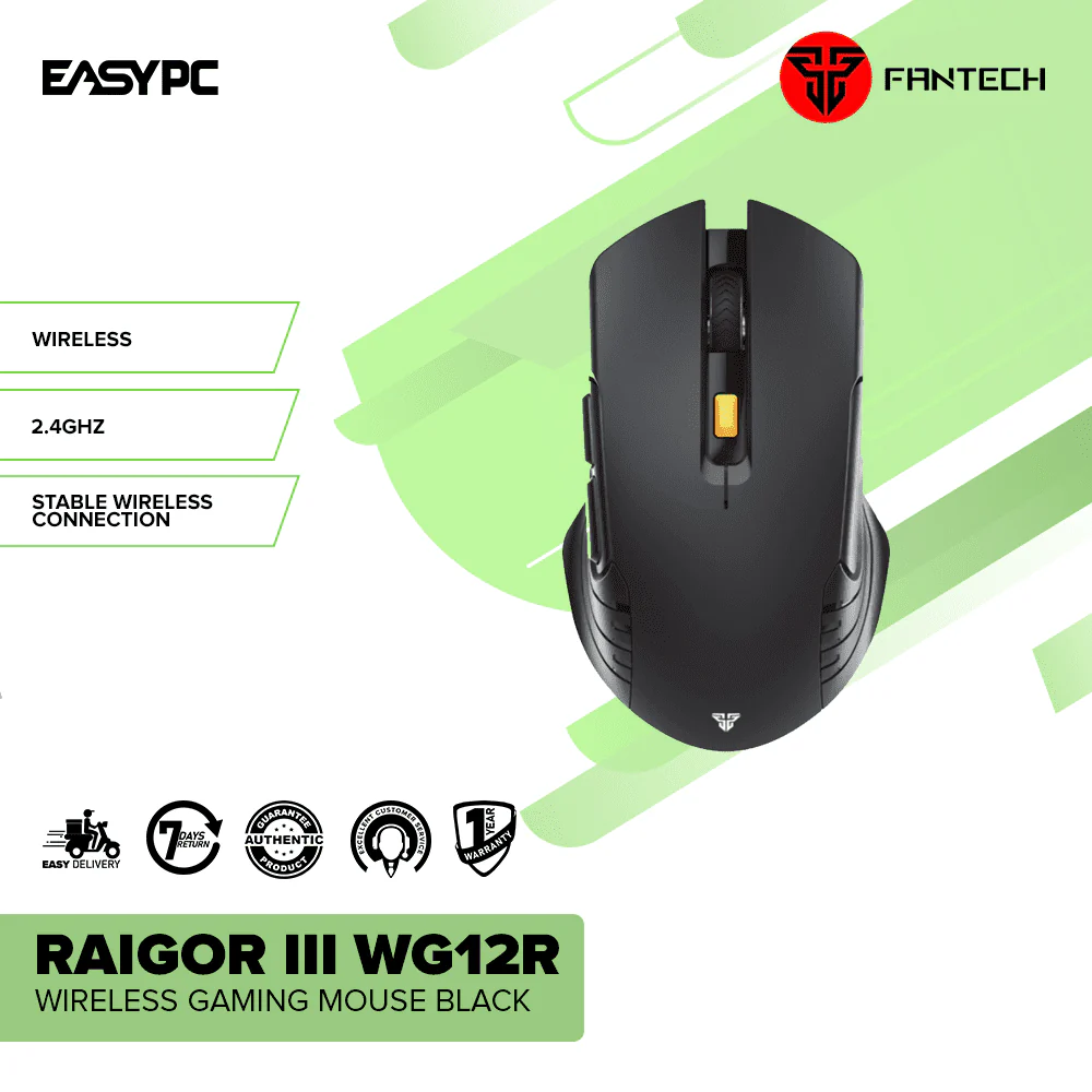 Fantech Raigor III WG12R Wireless Gaming Mouse Black - Image 2