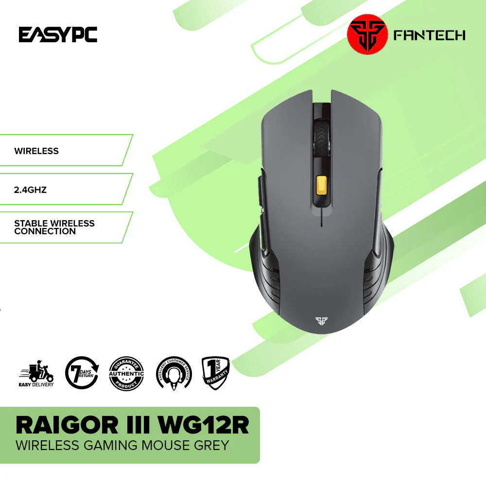 Fantech Raigor III WG12R Wireless Gaming Mouse Grey - Image 2