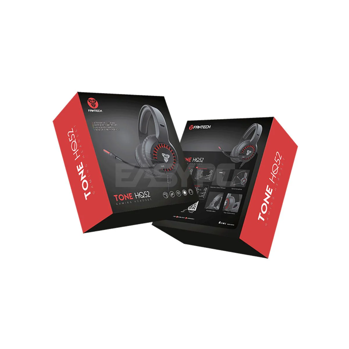 Fantech Tone HQ52 Stereo Foldable Microphone Lightweight & Durable Gaming Headset - Image 6