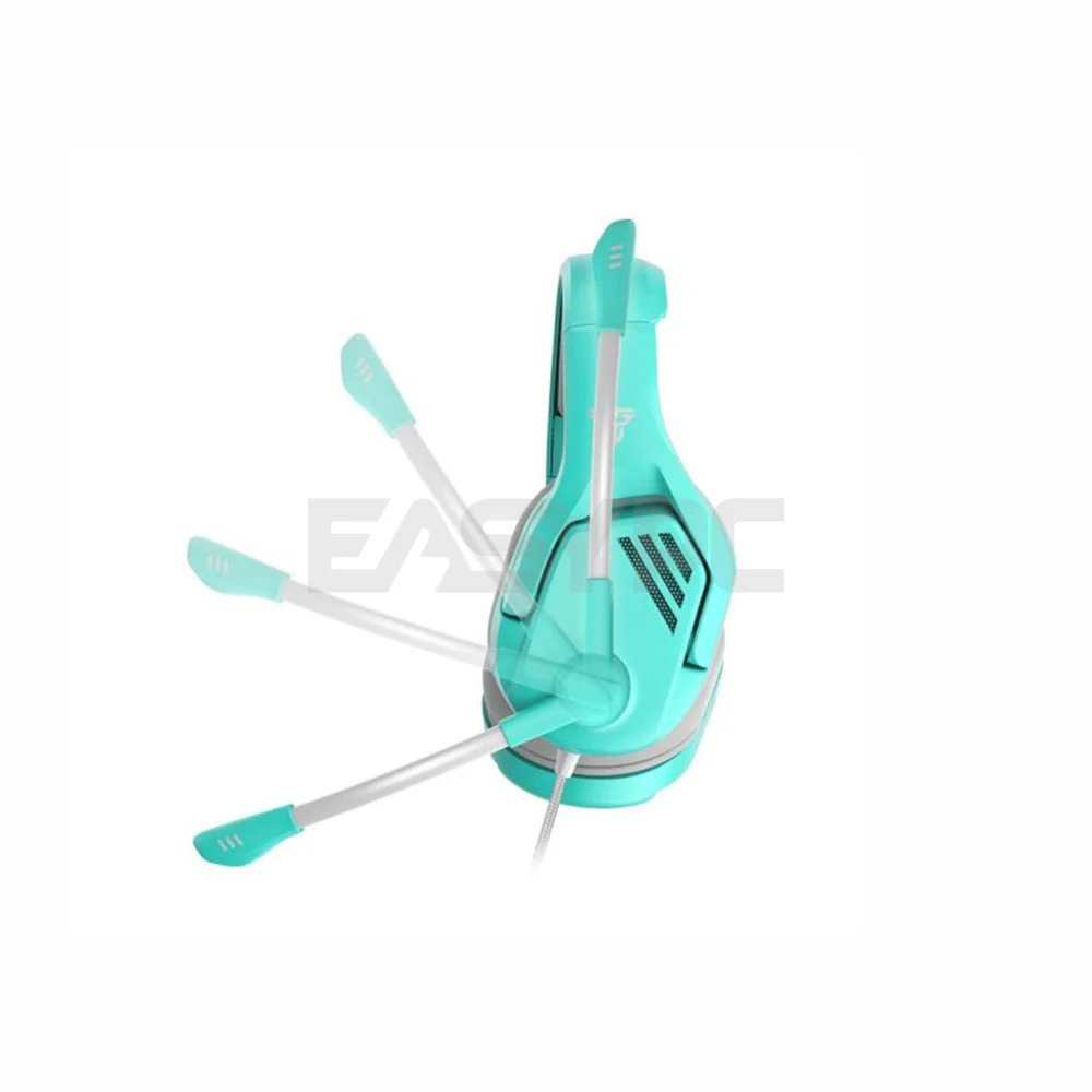 Fantech Valor MH86 Comfortable Ear Cups Black, White and Mint Multi-Platform Gaming Headset - Image 11