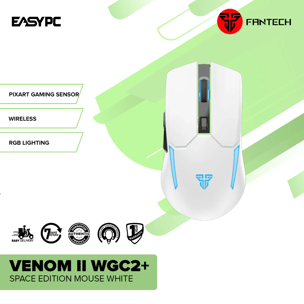 Fantech Venom II WGC2+ Space Edition Mouse White - Image 2