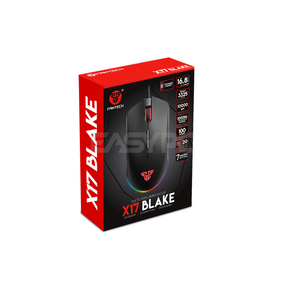 Fantech X17 Blake  Black Space Edition Gaming Mouse - Image 4