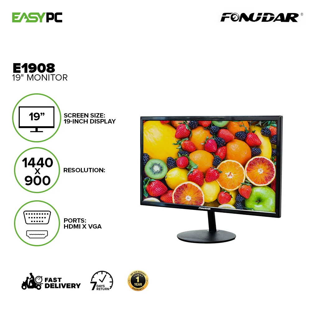 Fonudar E1908 19 inches MV LED Monitor - Image 2