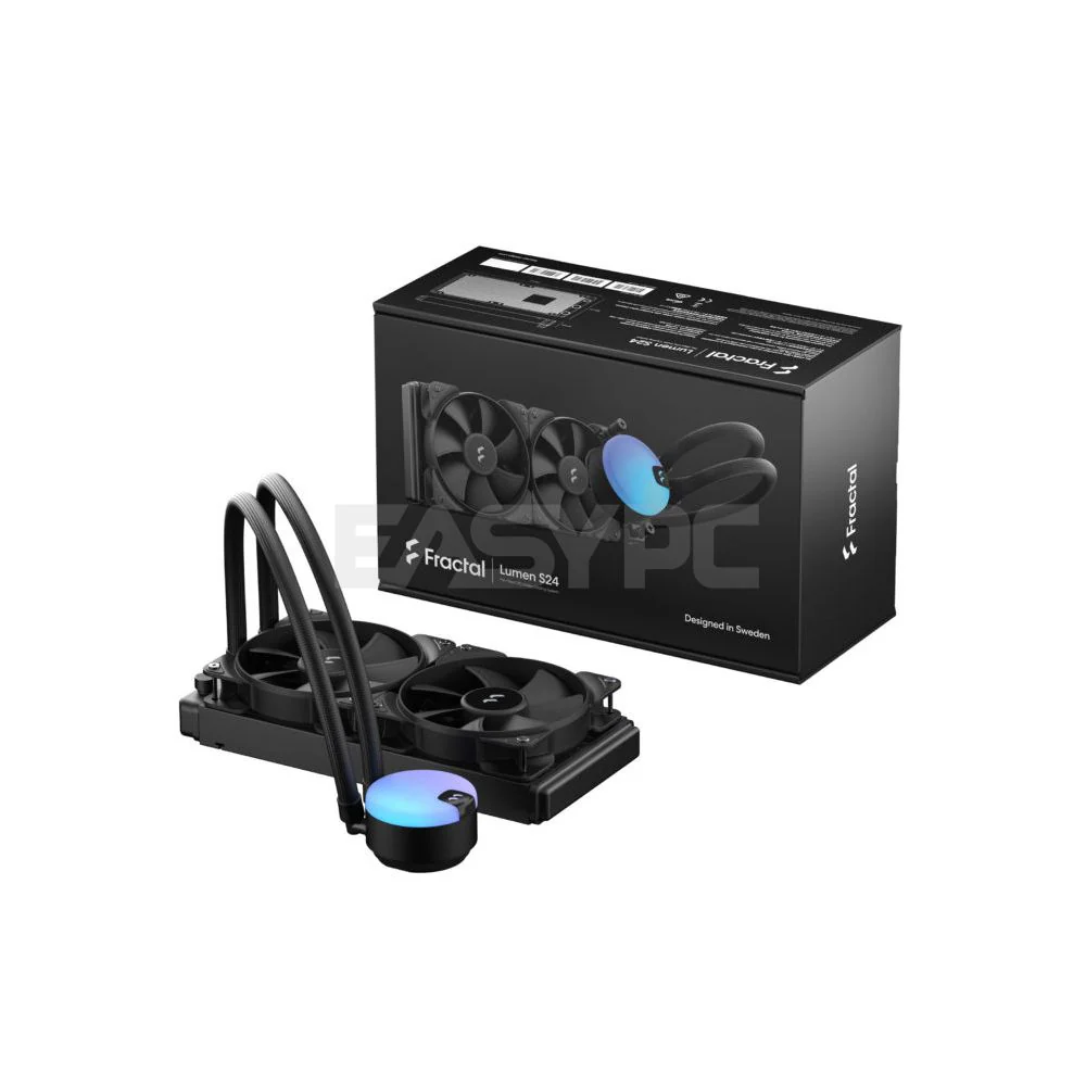 Fractal Design Lumen S24 All-in-One Duality design removable top can be turned at 90-degree intervals CPU Cooling FD-W-L1-S2401 4JTP FRFD2492 - Image 4