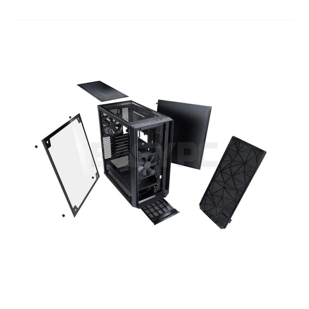 Fractal Design Meshify C TG Atx Casing Light Tint - Image 3