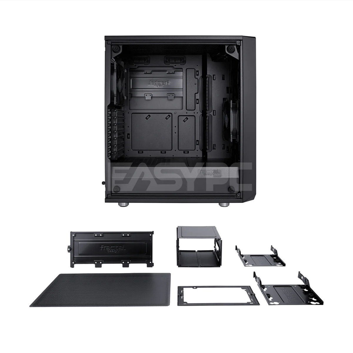 Fractal Design Meshify C TG Atx Casing White - Image 7