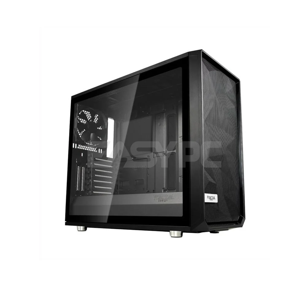 Fractal Design Meshify S2 Black-Dark/Light Tint and White-Light Tint, ATX Modular High-Airflow Tempered Glass Window Mid Tower Computer Case 4JTP