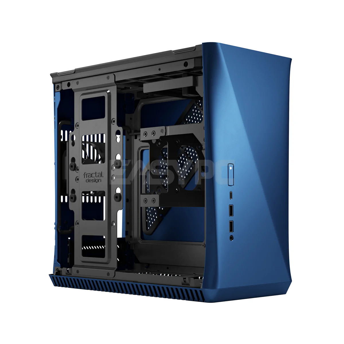 Fractal Era ITX Tempered Glass PC Case Cobalt - Image 4