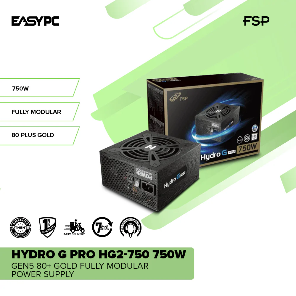 FSP HYDRO G Pro HG2-750 750w Gen5 80+ Gold Fully Modular Power Supply - Image 2