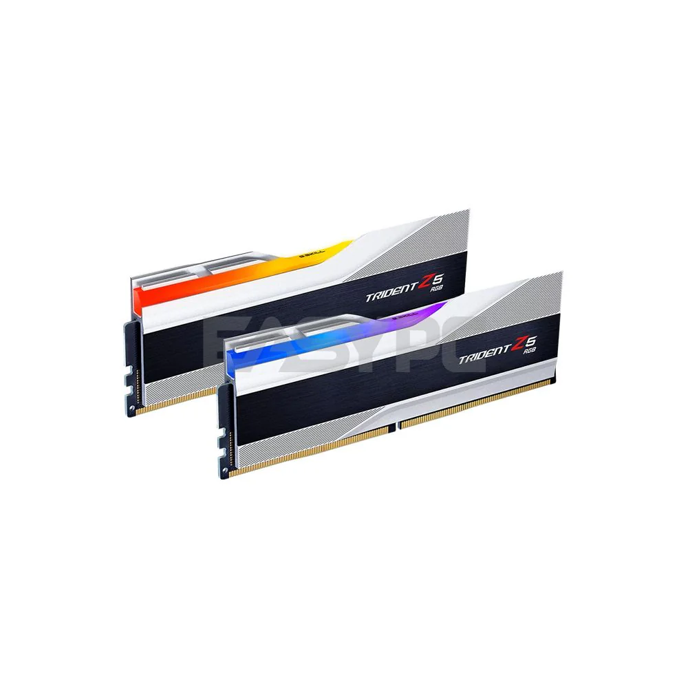 G.SKILL Trident Z5 32GB 2x16 F5-5600J3636C16GX2-TZ5RS 5600mHz DDR5 RGB Memory Silver Intel XMP - Image 3