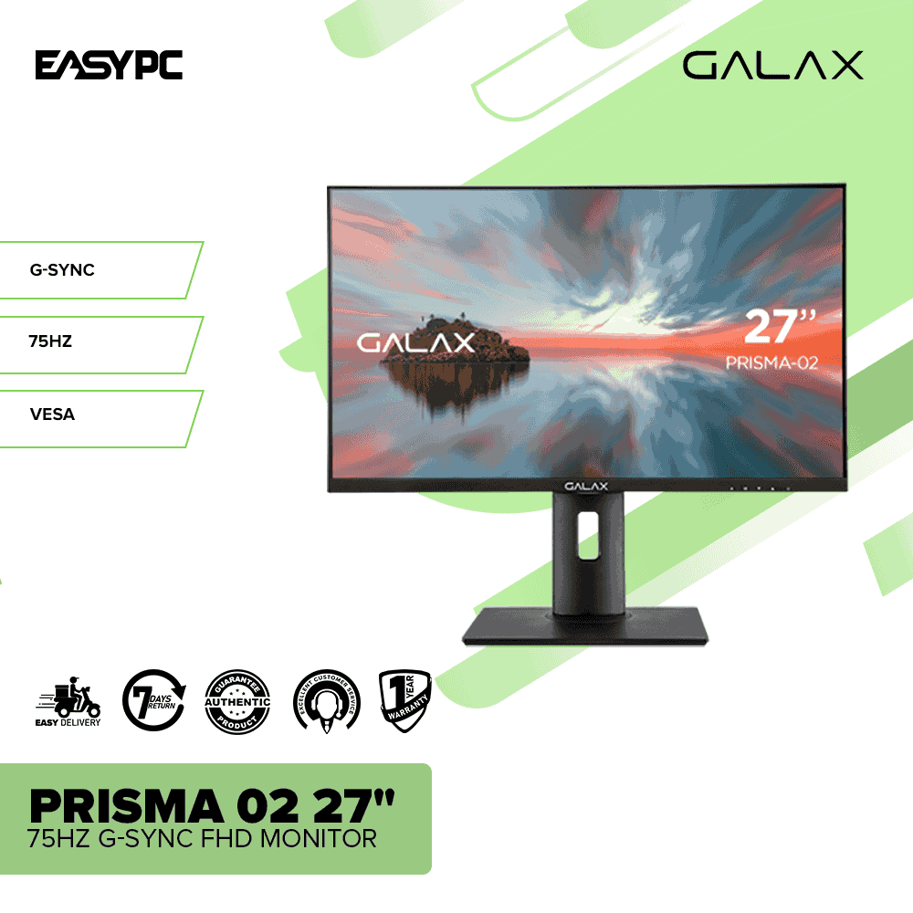 Galax Prisma - 02 27" 75HZ G-Sync FHD Monitor - Image 2