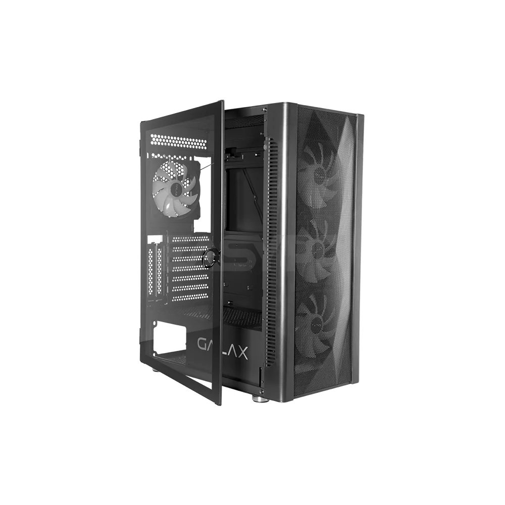 Galax Revolution 06 ATX Tempered Glass PC Case Black - Image 6