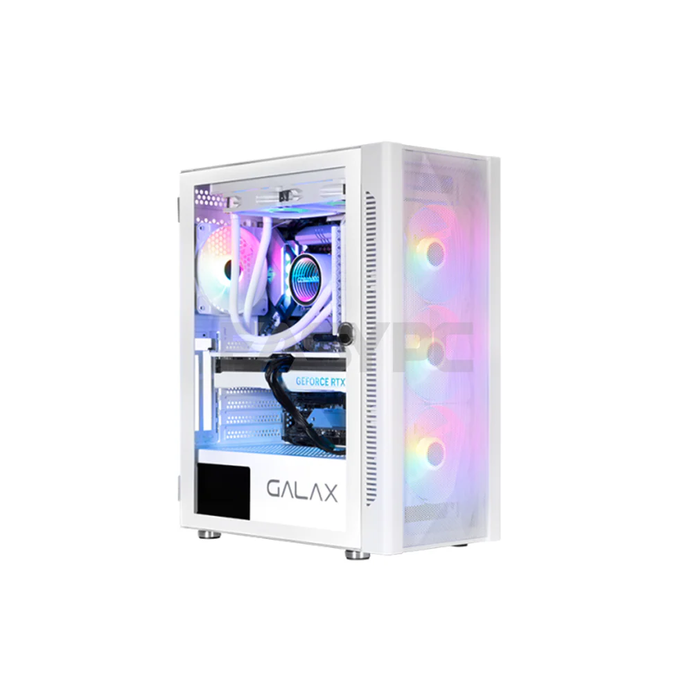 Galax Revolution 06 ATX Tempered Glass PC Case white