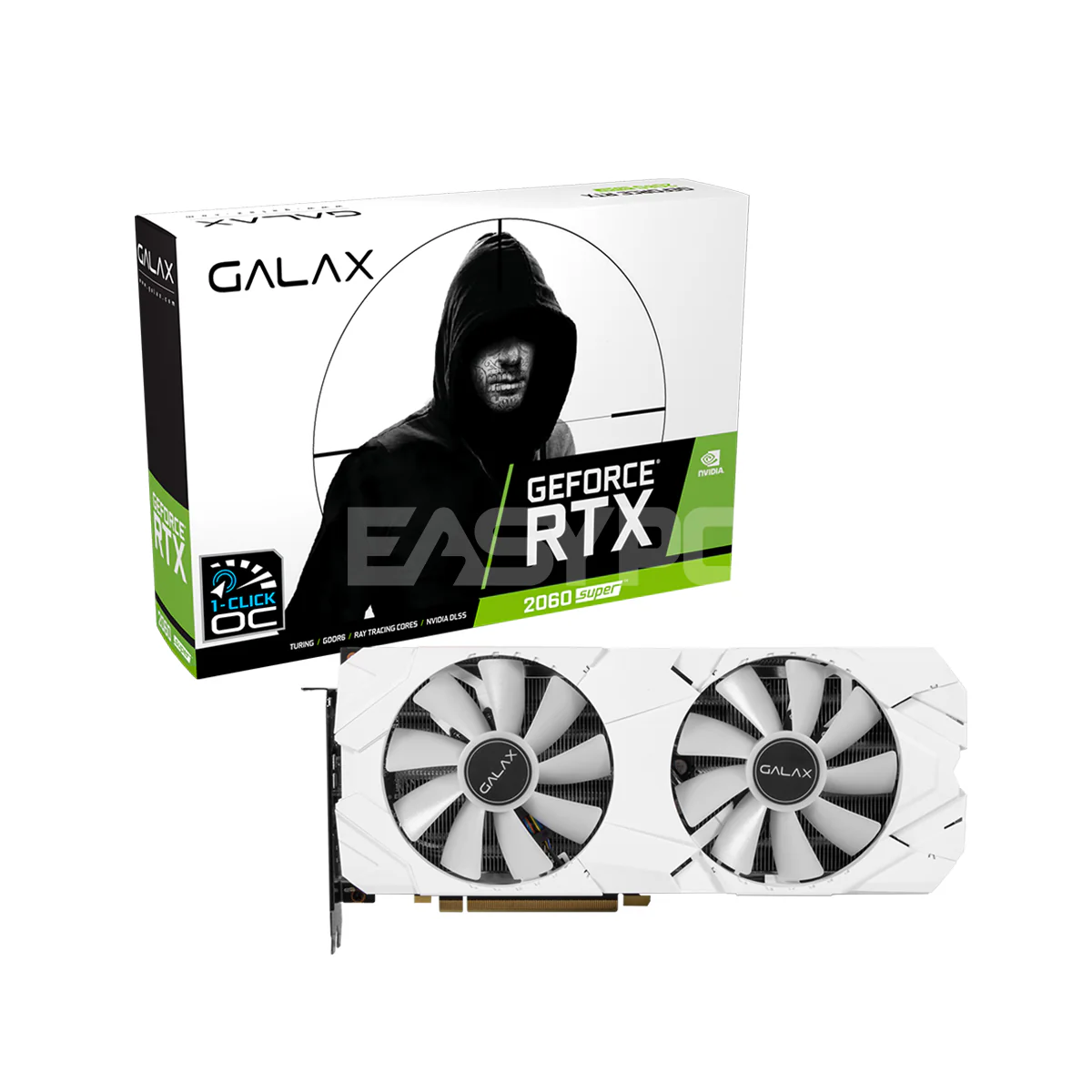 Galax NVIDIA® GeForce RTX™ 2060 Super Ex 1-Click OC 8gb 256bit GDdr6 Gaming Videocard White