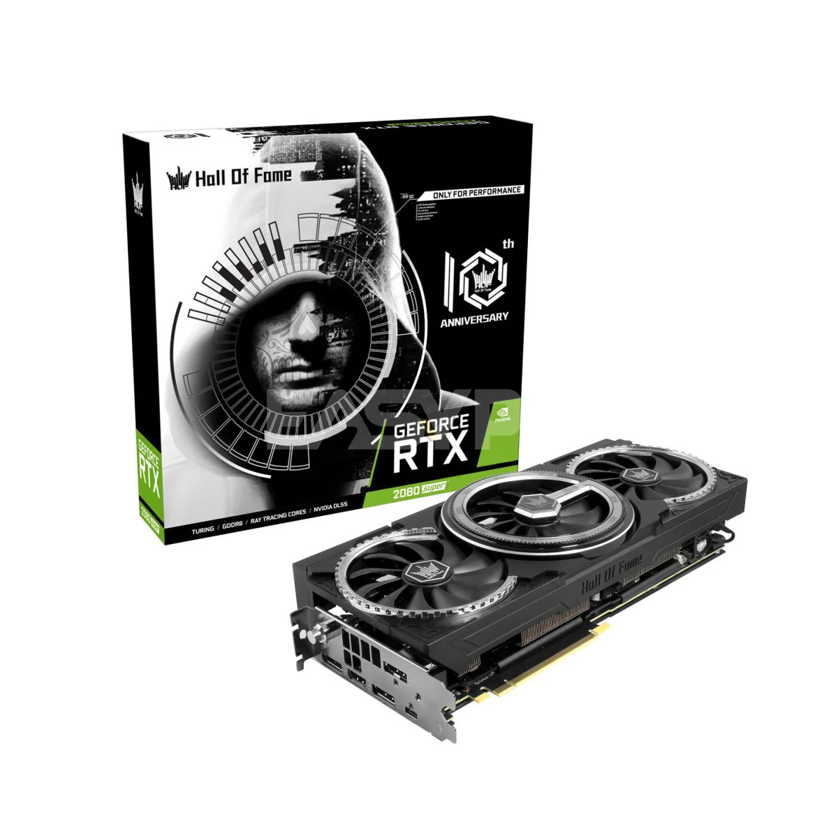 Galax NVIDIA® GeForce RTX™ 2070 Super HOF 10th Anniversary Edition 8gb 256bit GDdr6 Gaming Videocard Black