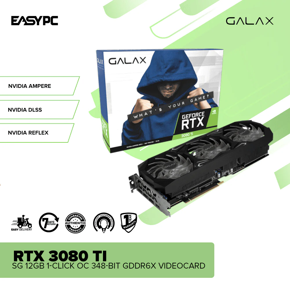 Galax NVIDIA® GeForce RTX™ 3080 Ti SG 12GB 1-Click OC 348-Bit GDDR6X Videocard - Image 2
