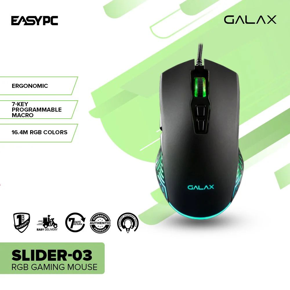 Galax Slider-03 RGB Gaming Mouse - Image 2