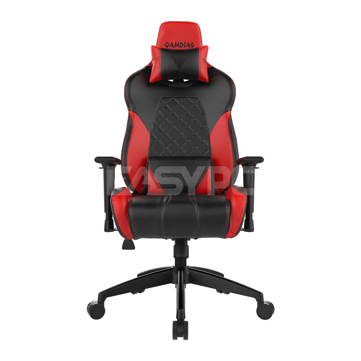 Gamdias Achilles E1 Gaming Chair RGB Black / Red - Image 7