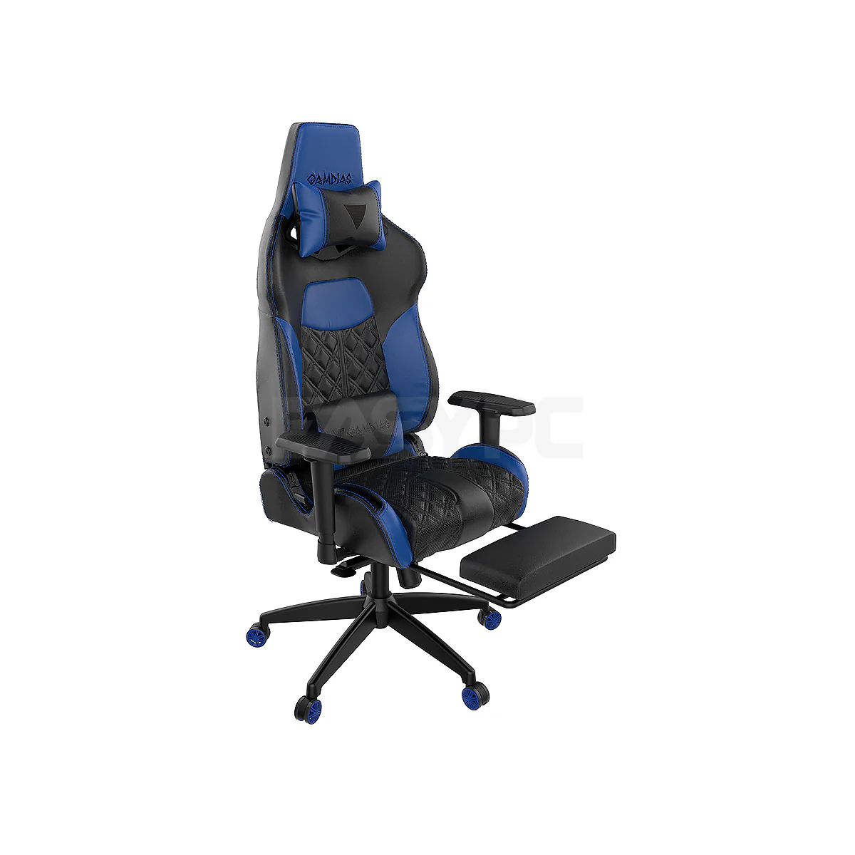 Gamdias Achilles P1-L RGB Black, Black/Blue Gaming Chair 14BAN - Image 8