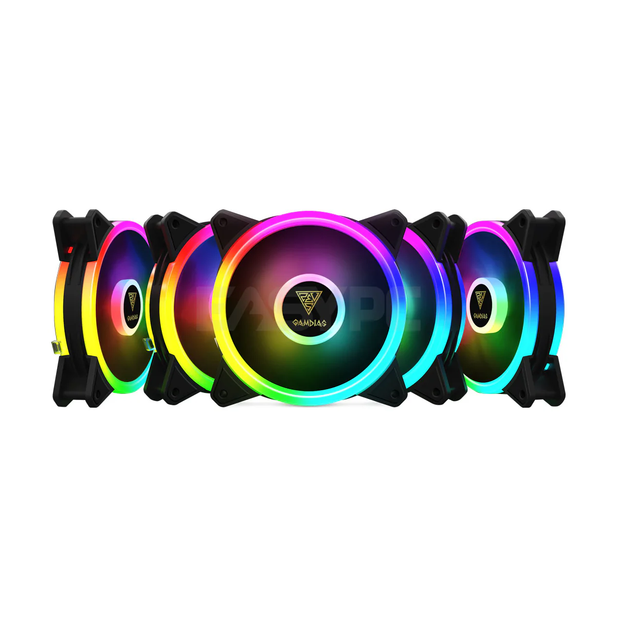 Gamdias AEOLUS M2-1204R/M2-1205R RGB Case Fan Kit 4x120mm and 5x120mm fans/Aeolus Box/Remote 14BAN - Image 6