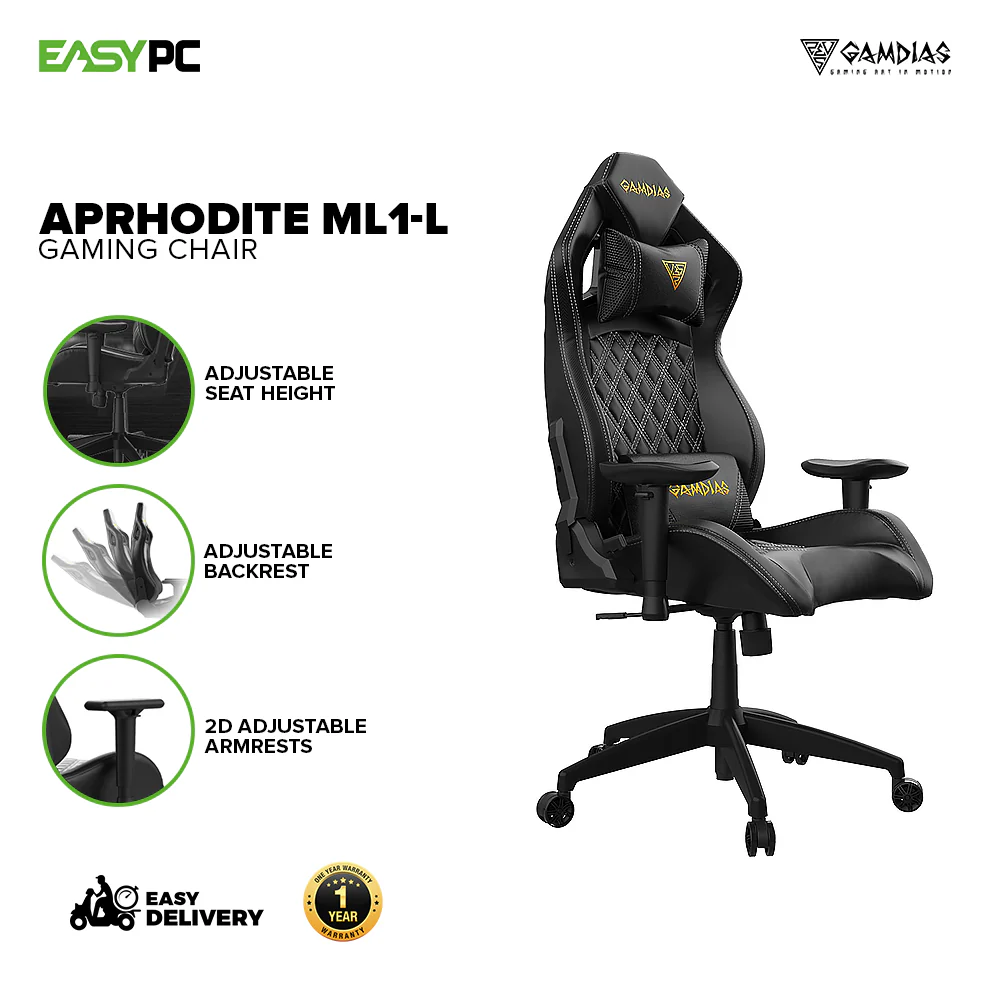Gamdias Aprhodite ML1-L Gaming Chair 14BAN GAAP2105 - Image 2