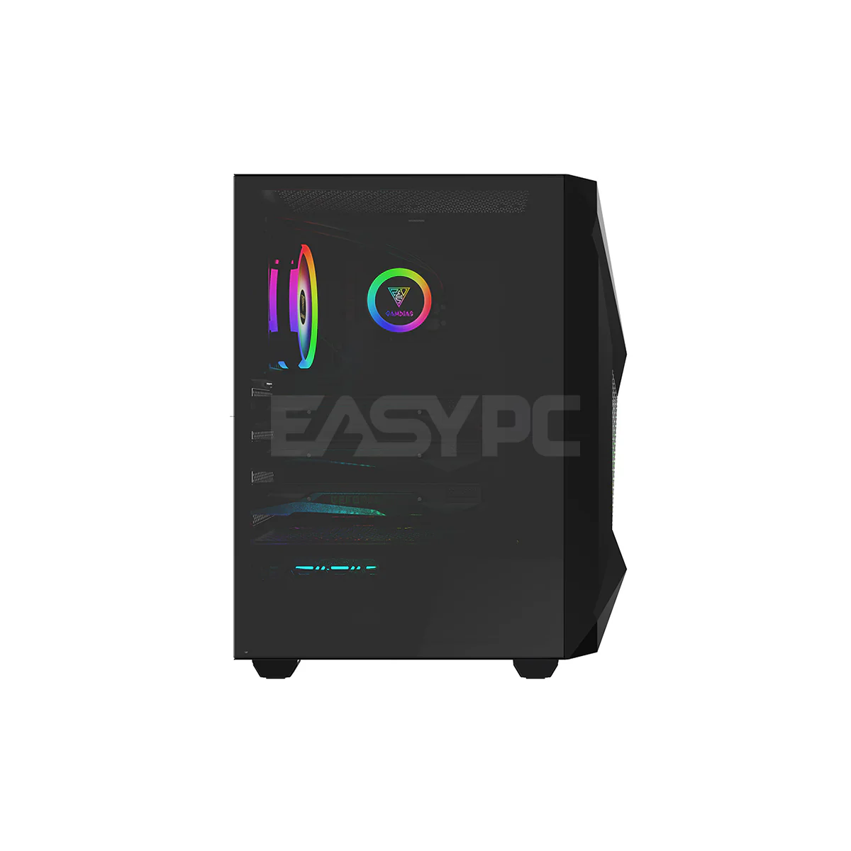 Gamdias Athena-E1 Built-in RGB Fan Mid Tower Gaming Case - Image 3