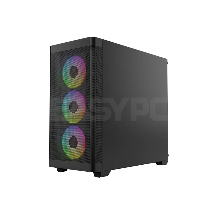 Gamdias Athena M3 Built-in ARGB Fan Mid Tower Gaming Case Black