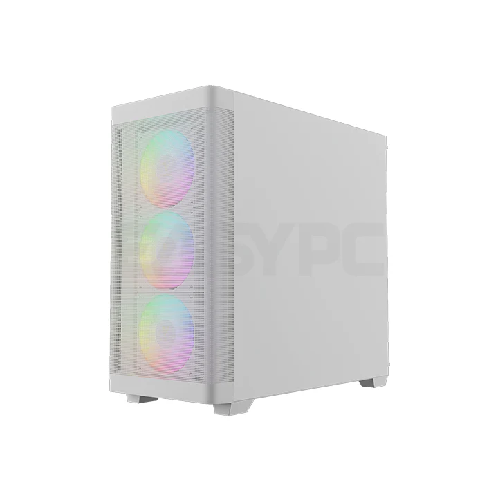 Gamdias Athena M3 Built-in ARGB Fan Mid Tower Gaming Case White
