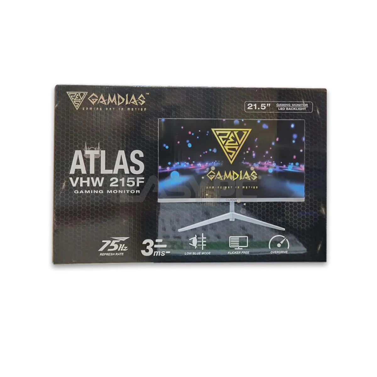 Gamdias Atlas VHW215F 21.5"  FLAT 75hz Monitor White - Image 5
