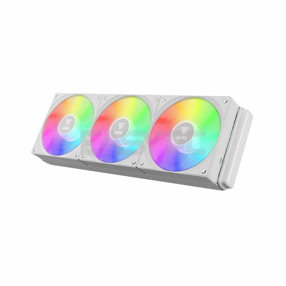 Gamdias Aura GL360 V2 AIO CPU RGB Liquid Cooler White - Image 3