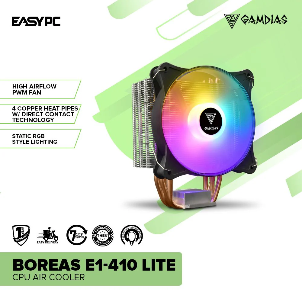 Gamdias Boreas E1-410 Lite CPU Air Cooler - Image 2