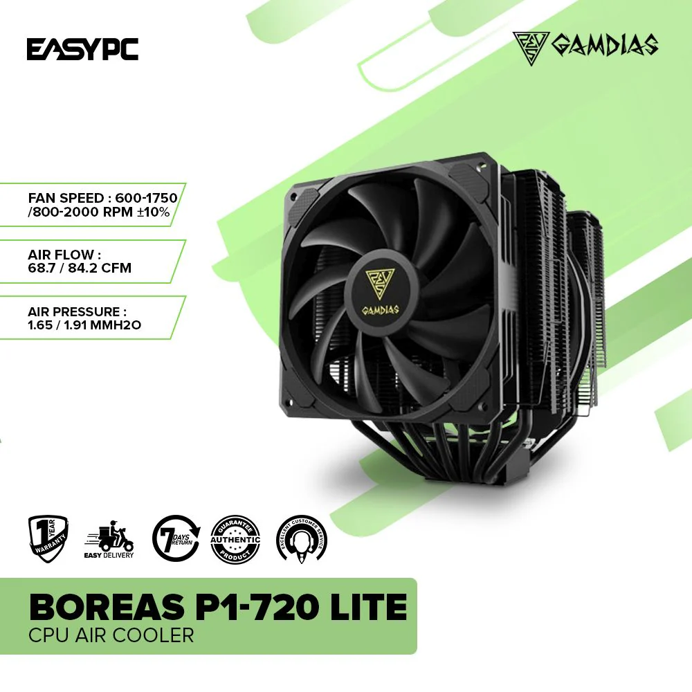 Gamdias Boreas P1-720 CPU Air Cooler - Image 2