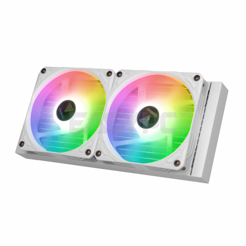 Gamdias Chione M3-240W AIO CPU ARGB Liquid Cooler White