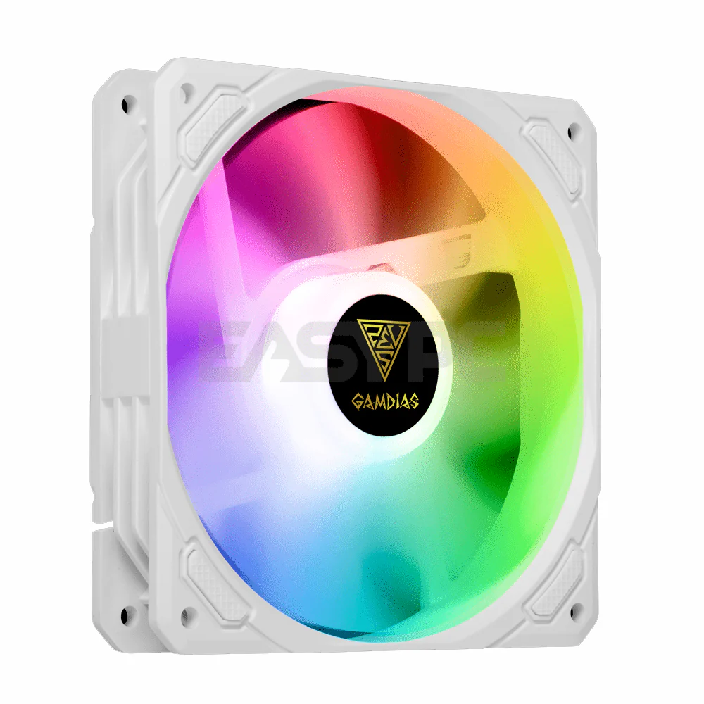 Gamdias Chione M3-240W AIO CPU ARGB Liquid Cooler White - Image 3