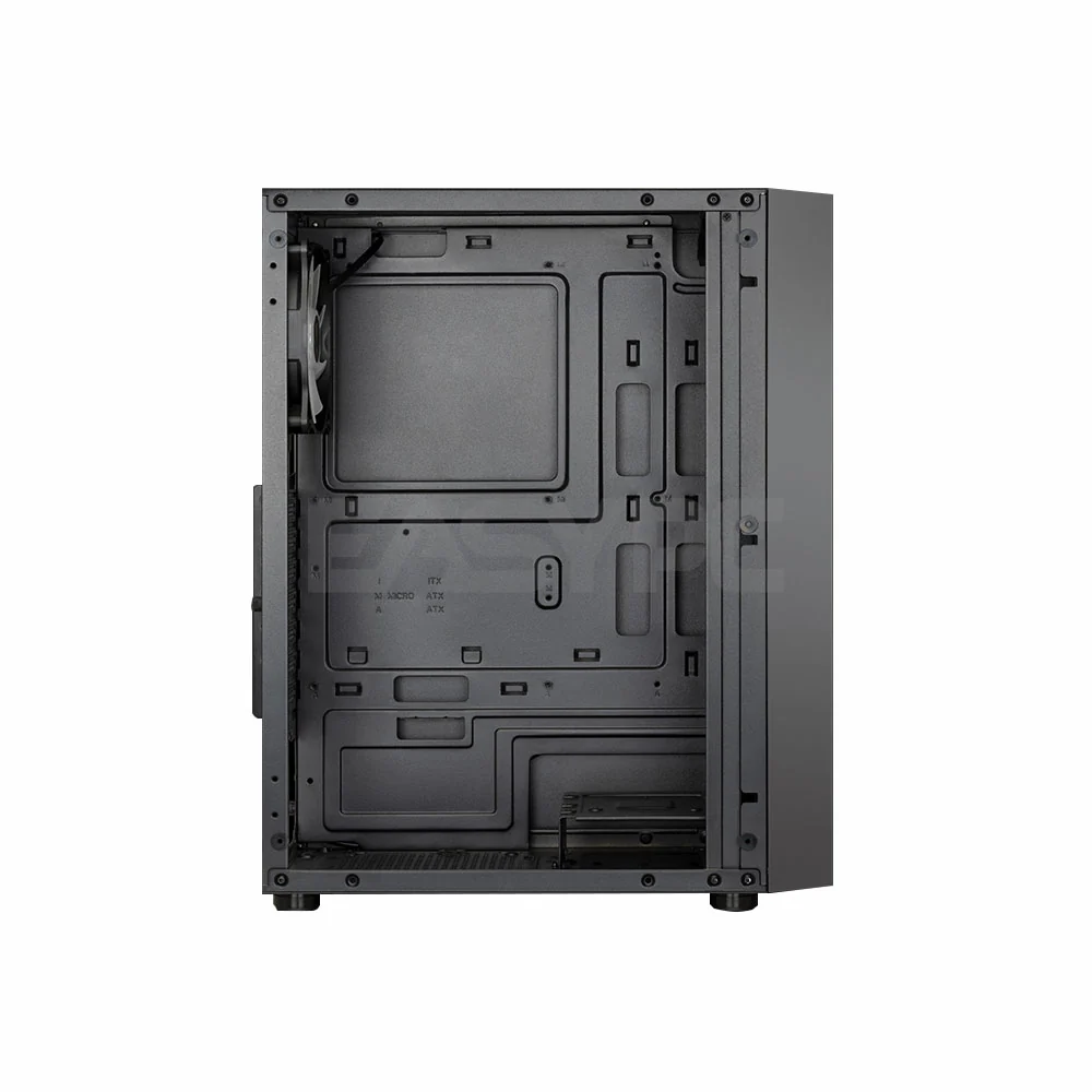 Gamdias GC2 Aura Mid Tower ATX Gaming PC Case Black - Image 4