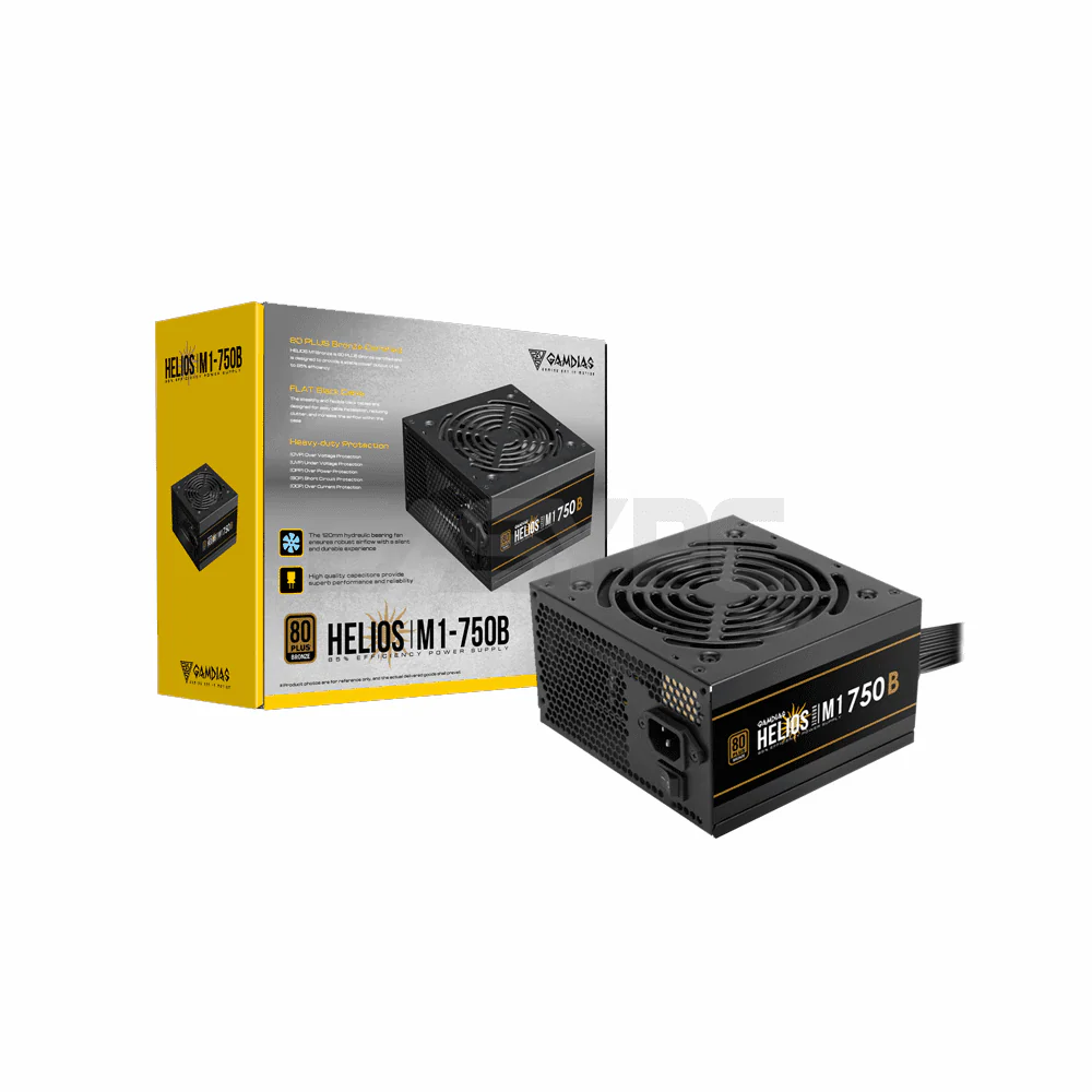 Gamdias M1-750B 750W 80 Plus Bronze Power Supply - Image 6