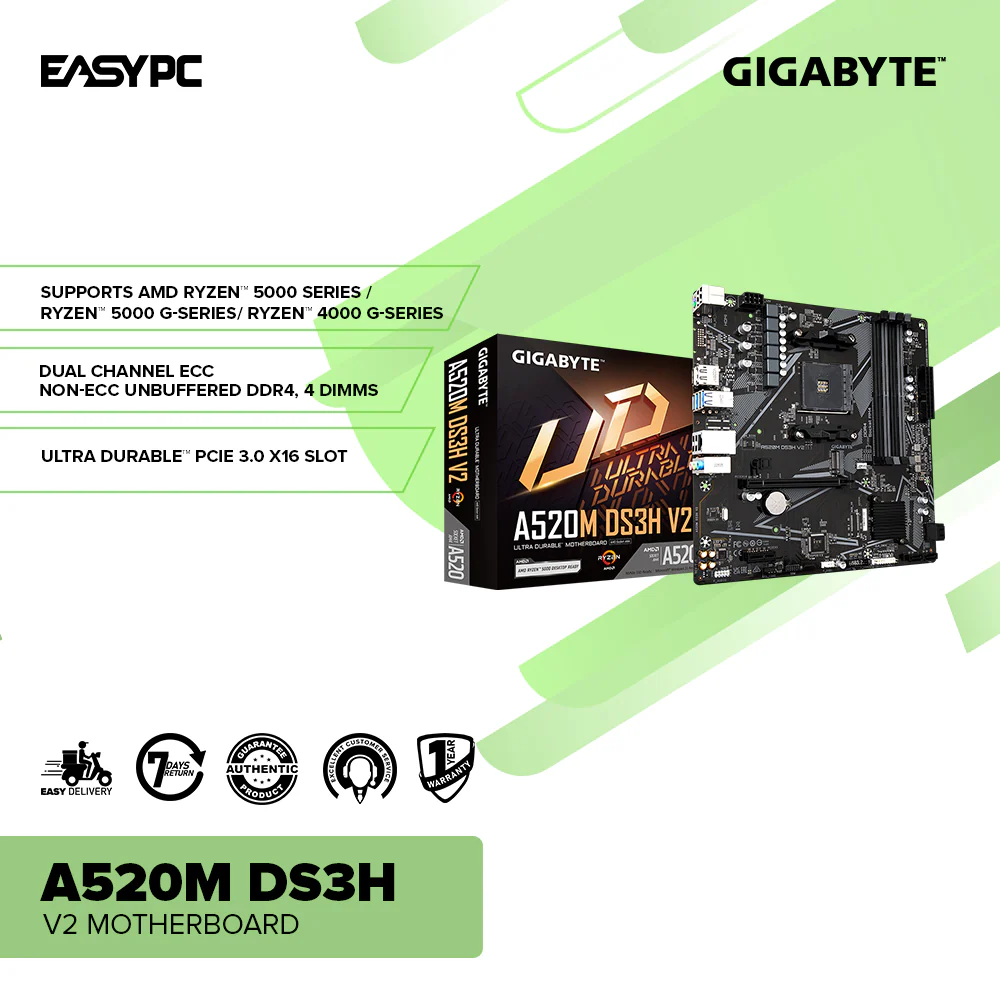 Gigabyte A520M DS3H V2 Motherboard - Image 2