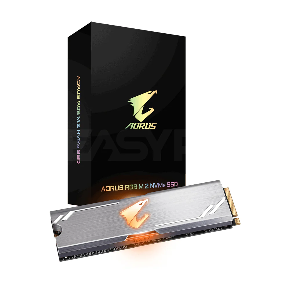 Gigabyte Aorus M.2 NVME Solid State Drive 256Gb RGB