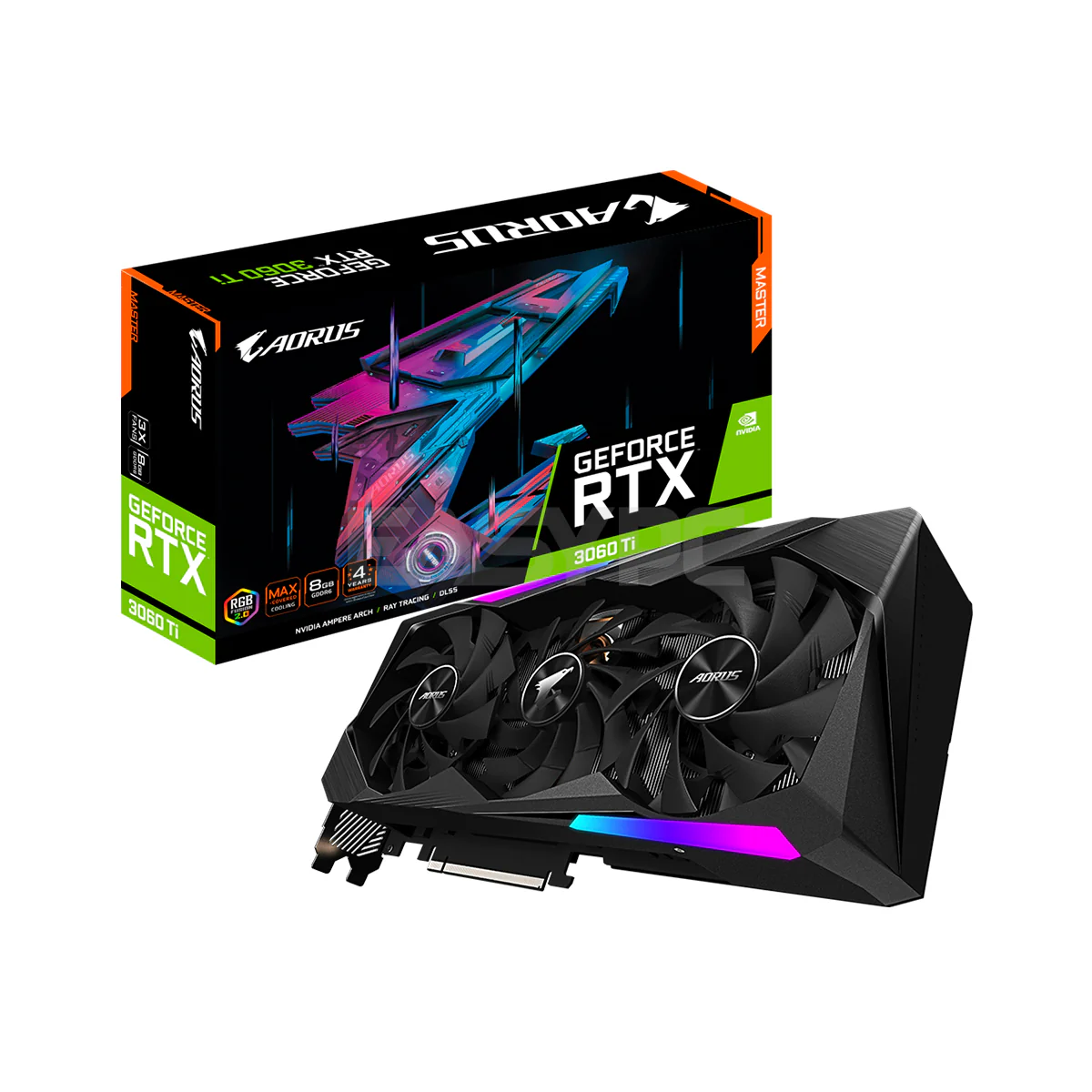 Gigabyte Aorus NVIDIA® GeForce RTX™ 3060Ti Master 8gb 256bit GDdr6 VideoCard - Image 7