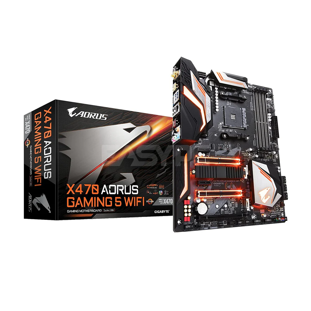 Gigabyte Aorus X470 Gaming 5 Wifi Socket Am4 Ddr4 Motherboard