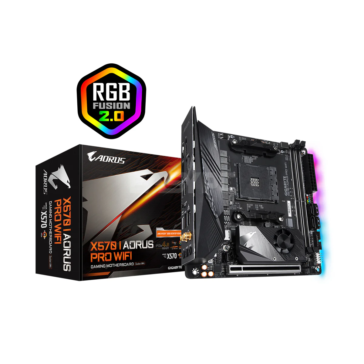 Gigabyte Aorus X570i Pro Wifi Motherboard Socket Am4 Ddr4