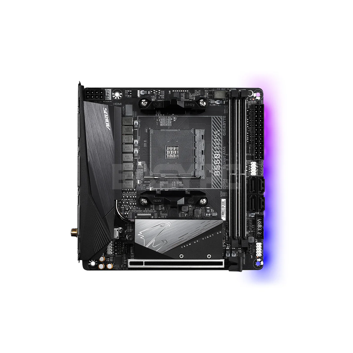 Gigabyte B550I AORUS PRO-AX Socket Am4 Ddr4 Motherboard