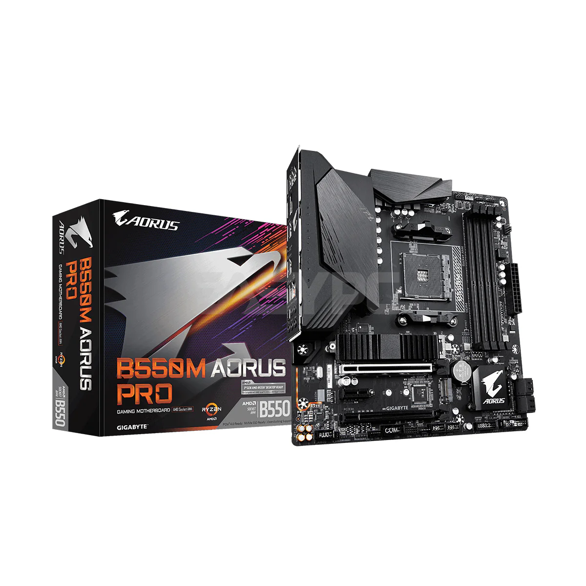 Gigabyte B550M Aorus Pro Socket Am4 Ddr4 Motherboard - Image 4