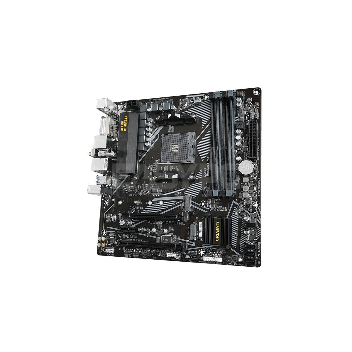 Gigabyte B550M DS3H AC Wifi Socket Am4 Ddr4 Motherboard - Image 3