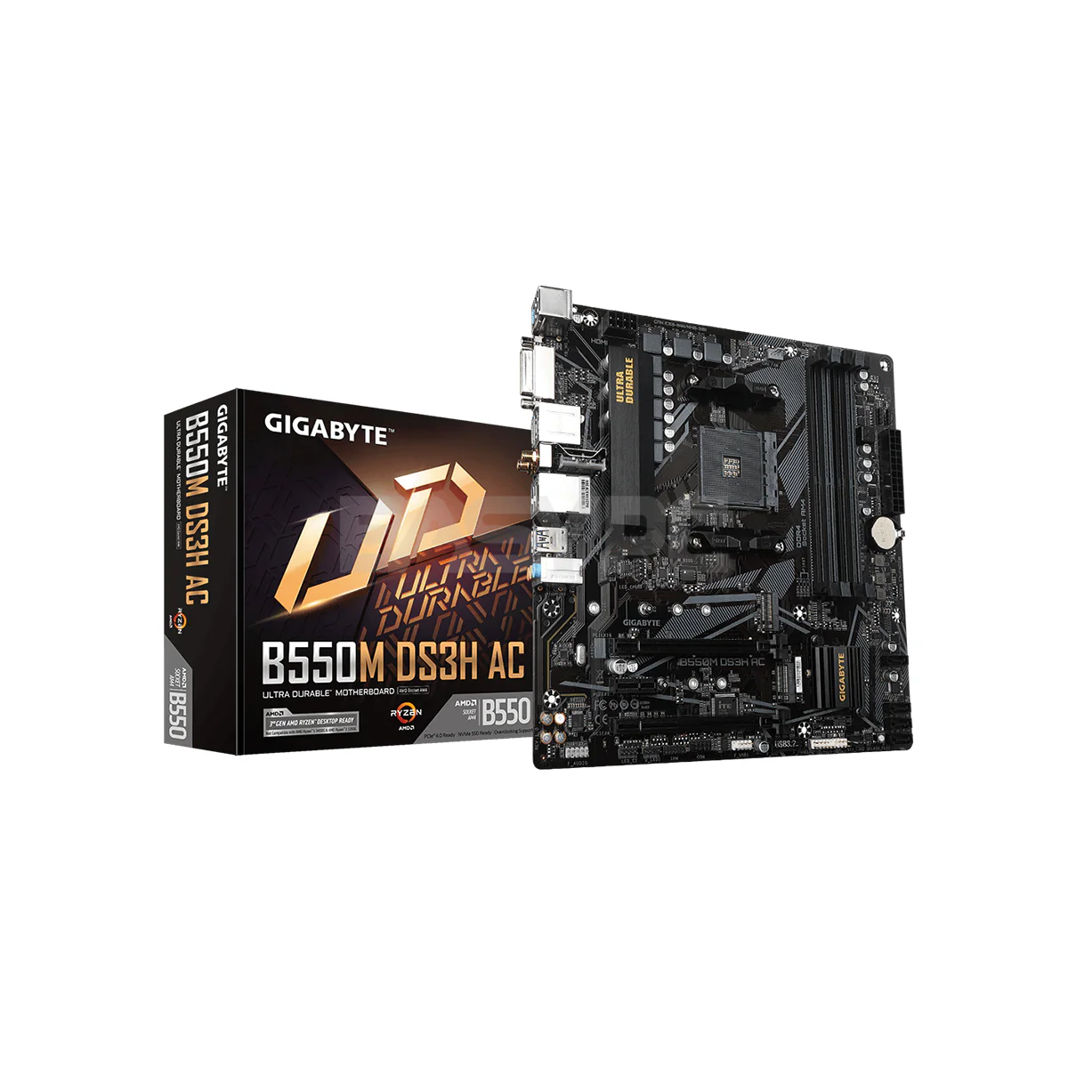 Gigabyte B550M DS3H AC Wifi Socket Am4 Ddr4 Motherboard - Image 5